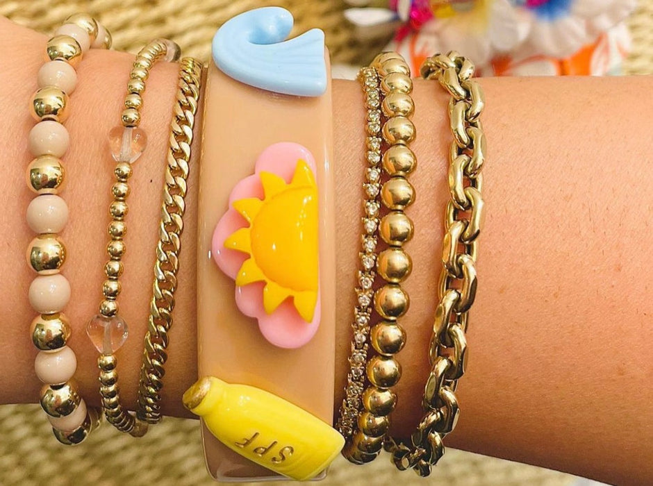 Sparkly Sand Beaches Cuff