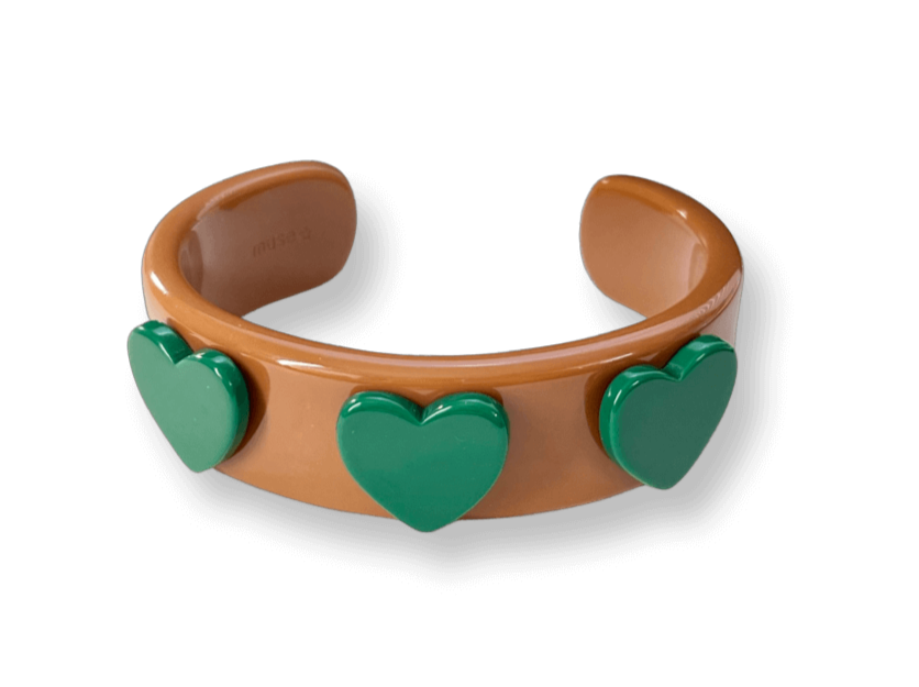 Classic Heart Wide Cuff