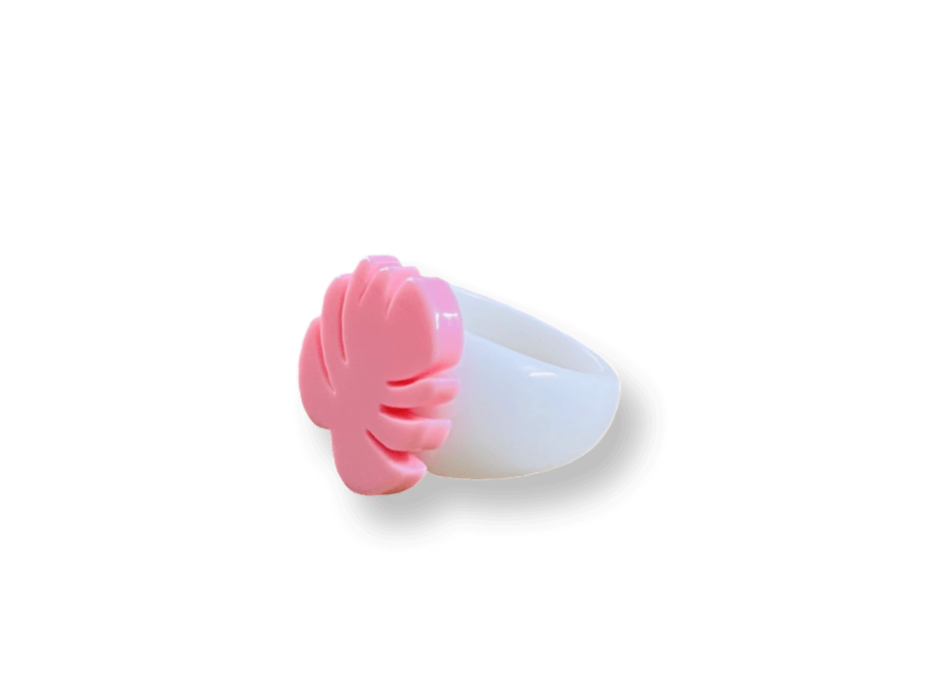 Monstera Palm Leaf Ring