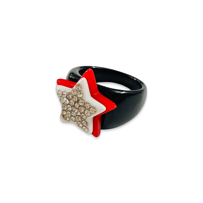 Stacked Star Classic Ring