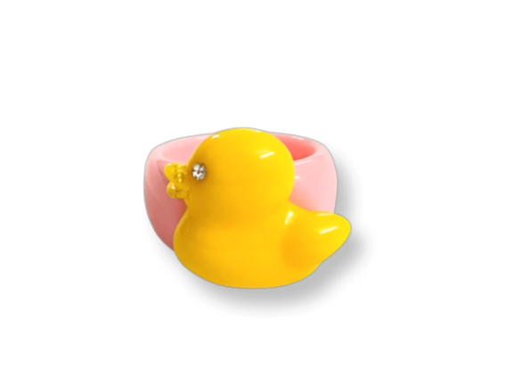 Crystal Duck Ring
