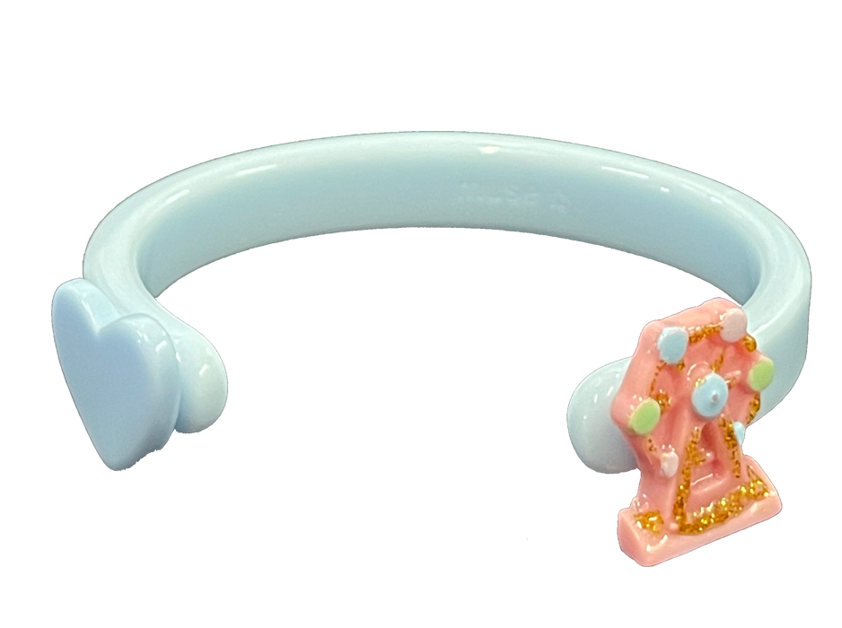 Ferris Wheel Thin Floating Cuff Bracelet