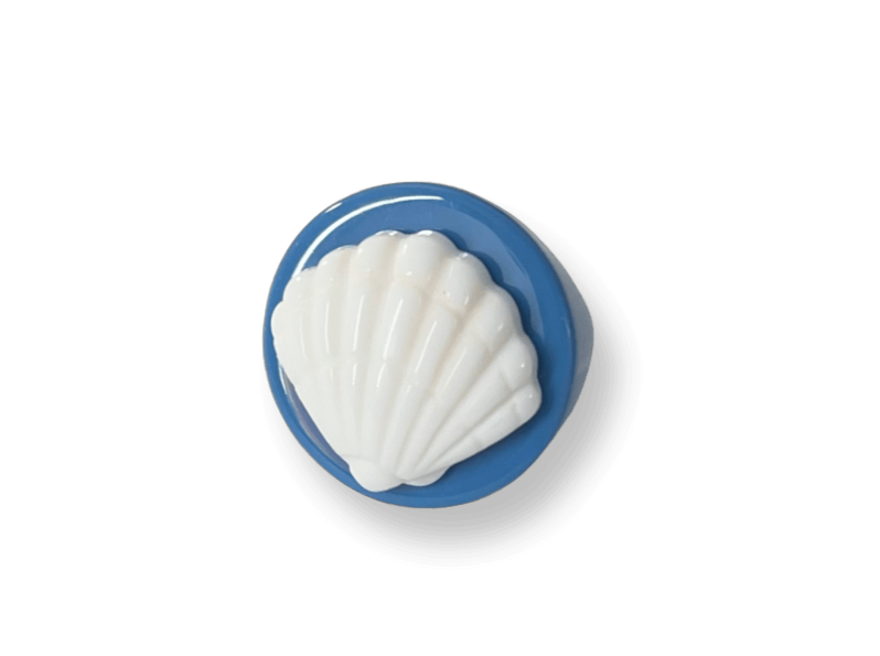 Sea Shell Denim Days Ring