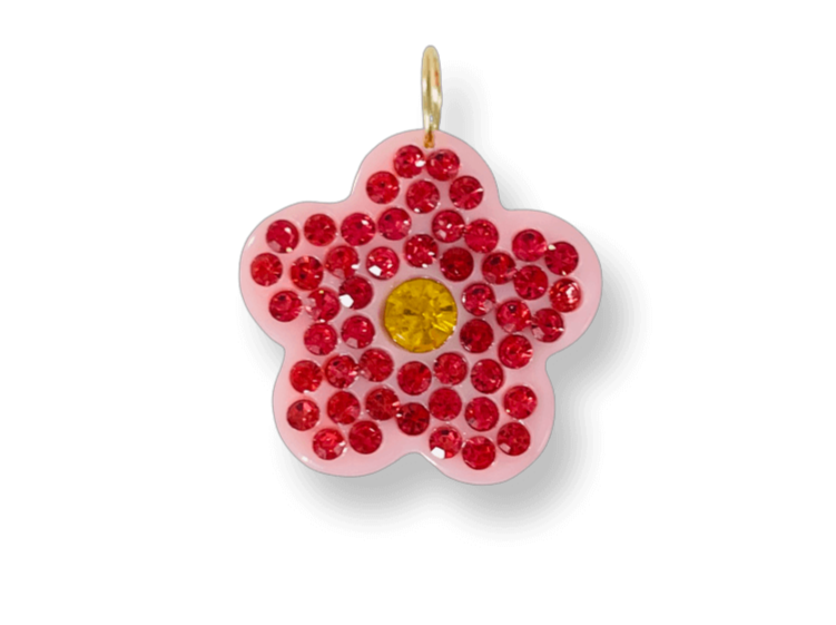 Crystal Daisy Flower Pendant