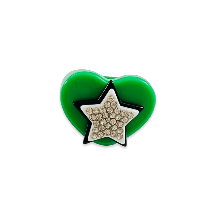 Stacked Star Heart Ring
