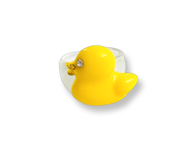 Crystal Duck Ring