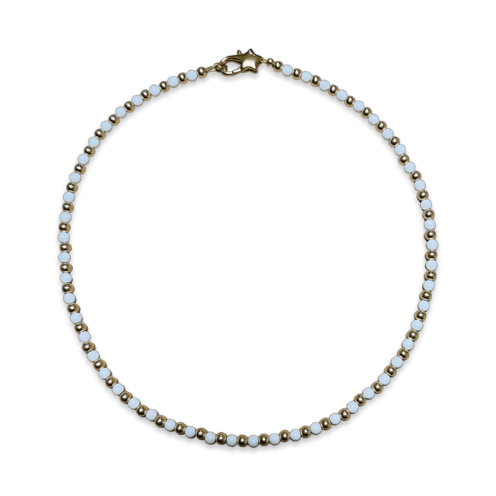 Beaded Gold and Color Necklace