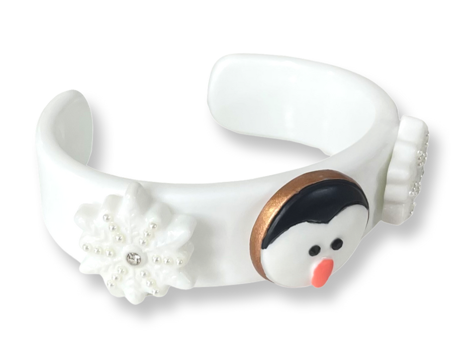 Penguin Wide Cuff Bracelet