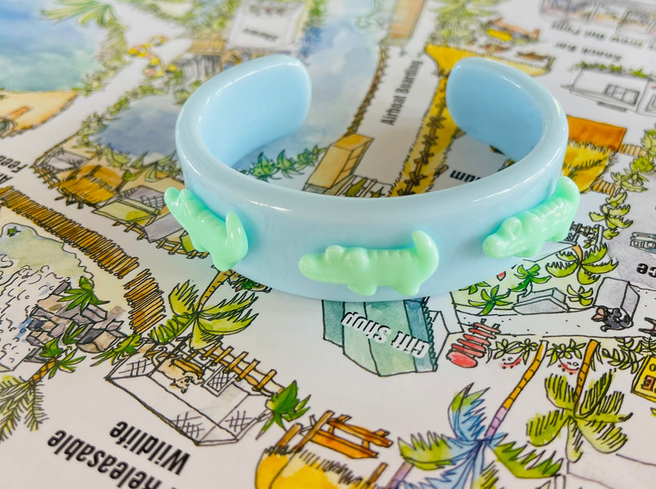 Gator Wide Cuff Bracelet