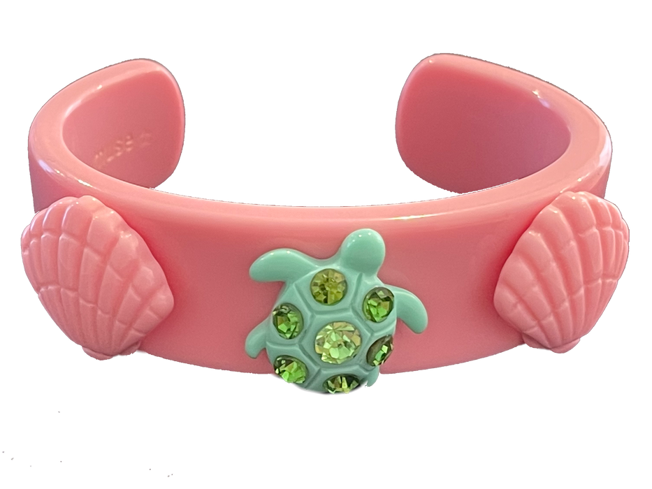 Crystal Turtle Wide Cuff