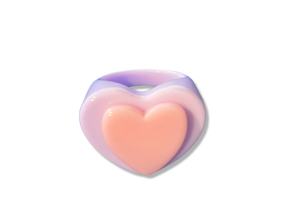 I Heart Party Purple and Pink