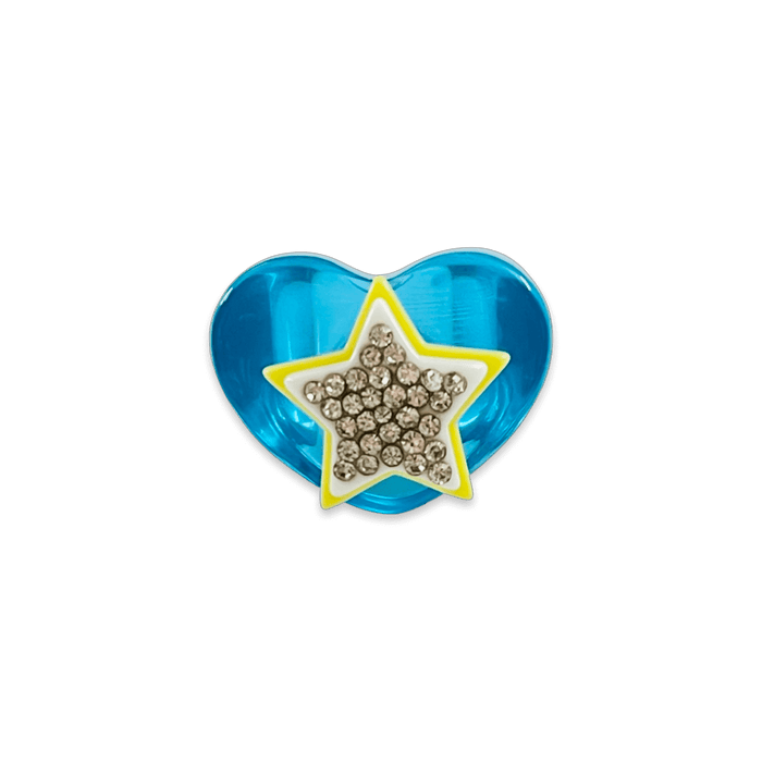Stacked Star Heart Ring