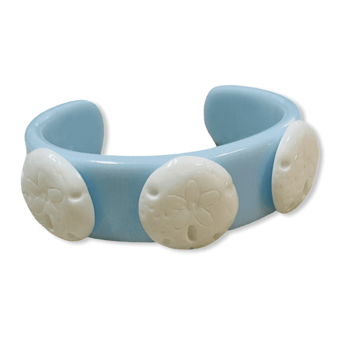 Sand Dollar Wide Cuff Bracelet