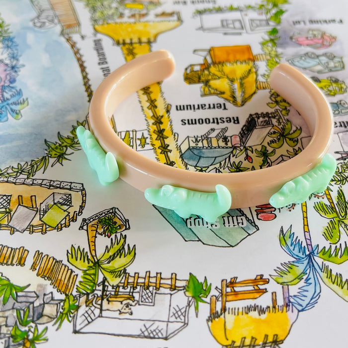 Gator Thin Cuff Bracelet