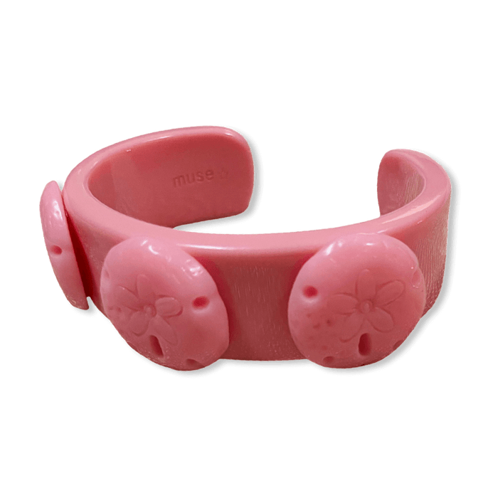 Sand Dollar Wide Cuff Bracelet