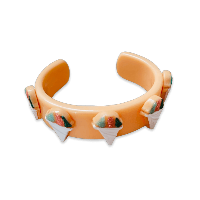 Snow Cone Wide Cuff Bracelet