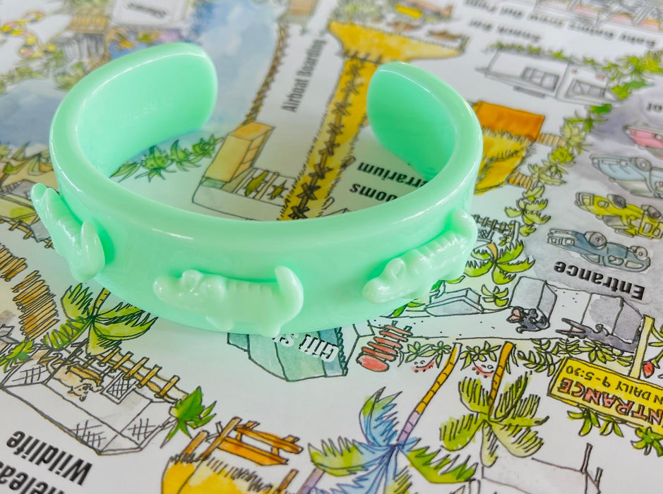 Gator Wide Cuff Bracelet