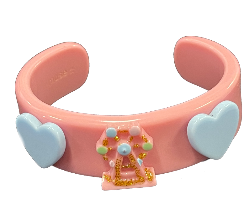 Ferris Wheel Wide Cuff Bracelet