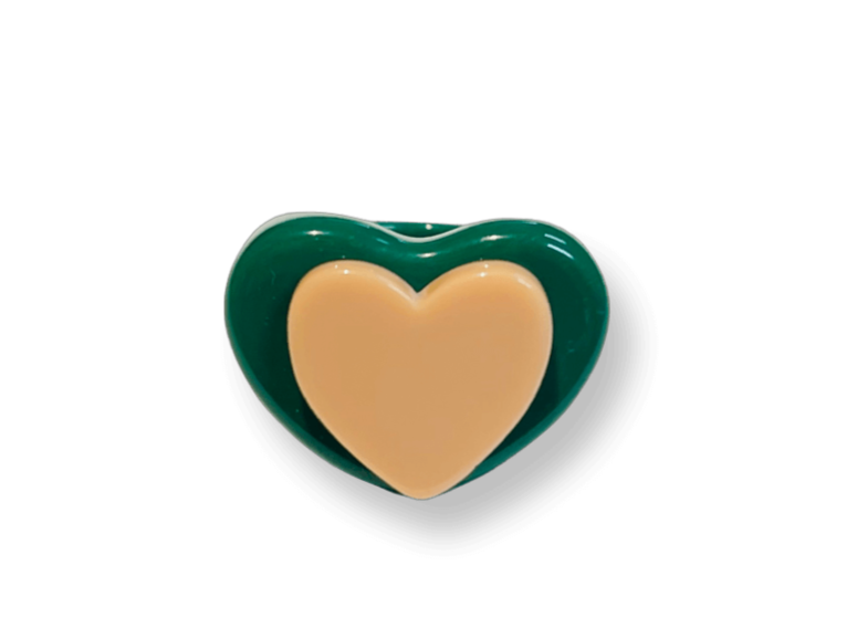 I Heart Sandy Green Scenes Ring