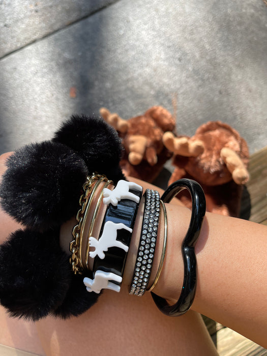 Moose Wide Cuff Bracelet