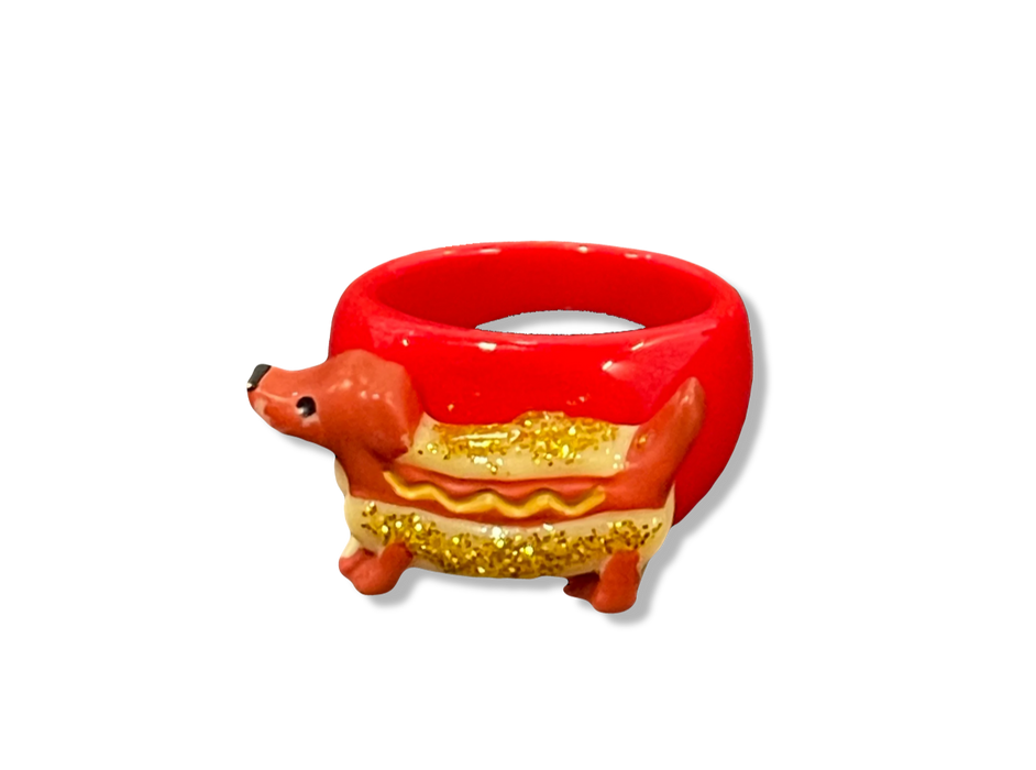 Hot Dog Dachshund Ring