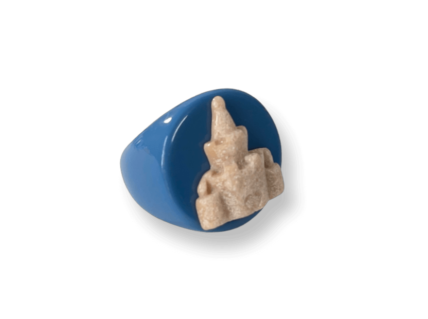 Sand Castle Denim Days Ring