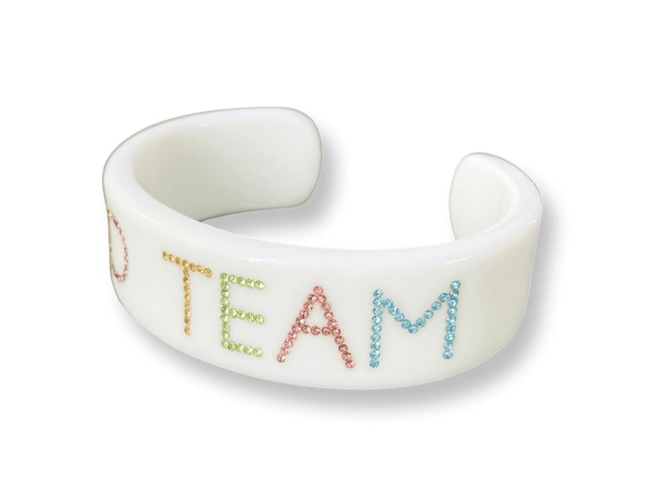 Go Team Wide Cuff Bracelet