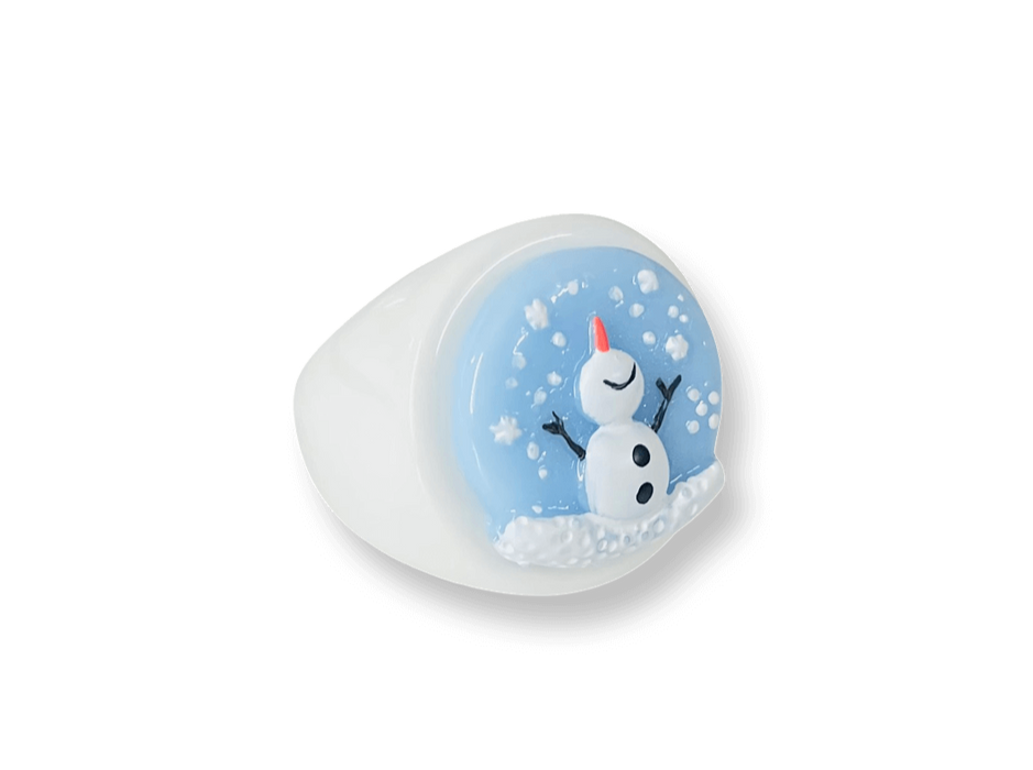 Snowman Circle Ring