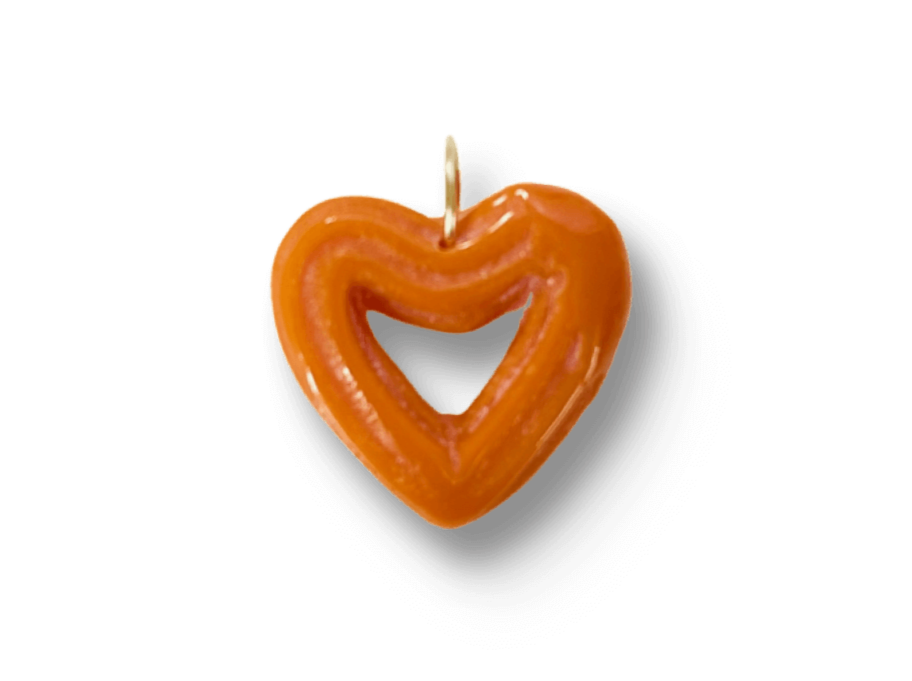 Churro Heart Pendant