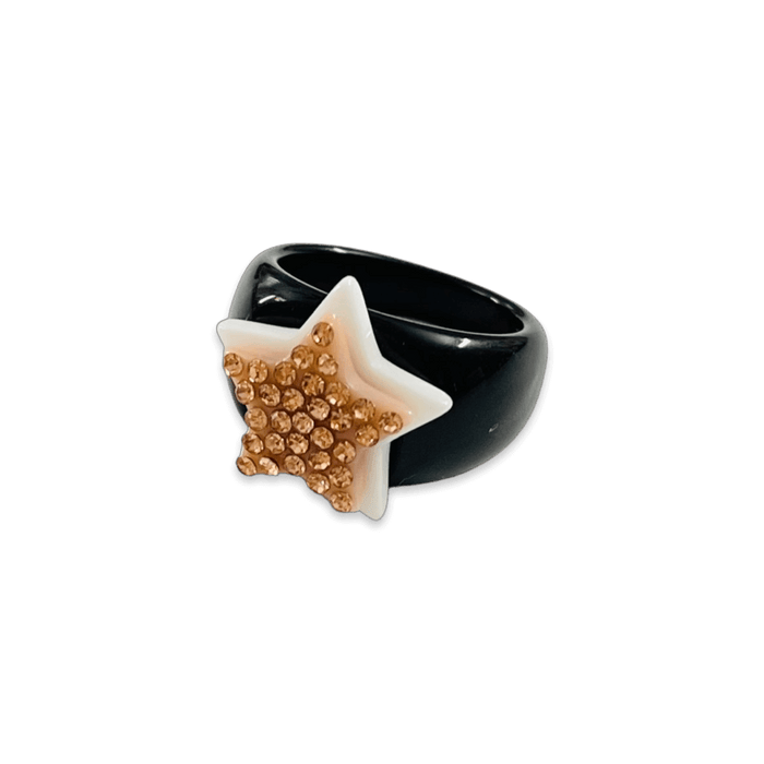 Stacked Star Classic Ring