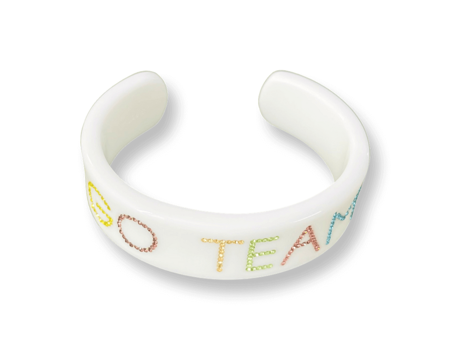 Go Team Wide Cuff Bracelet