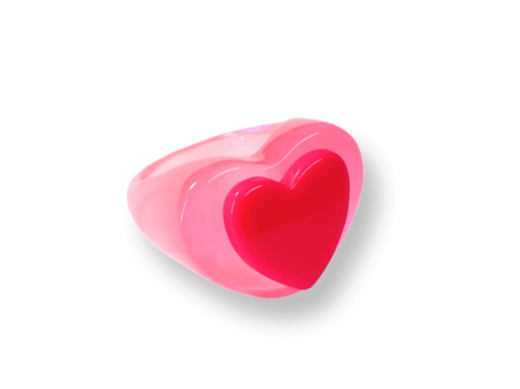 I Heart Neon Lights Ring