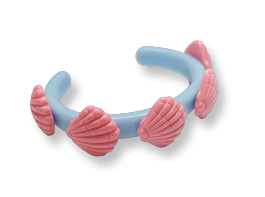 Scallop Shell Thin Cuff Bracelet