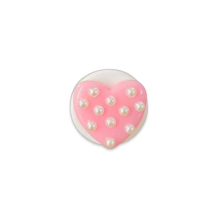 Pearl Polka Dot Heart Circle Ring