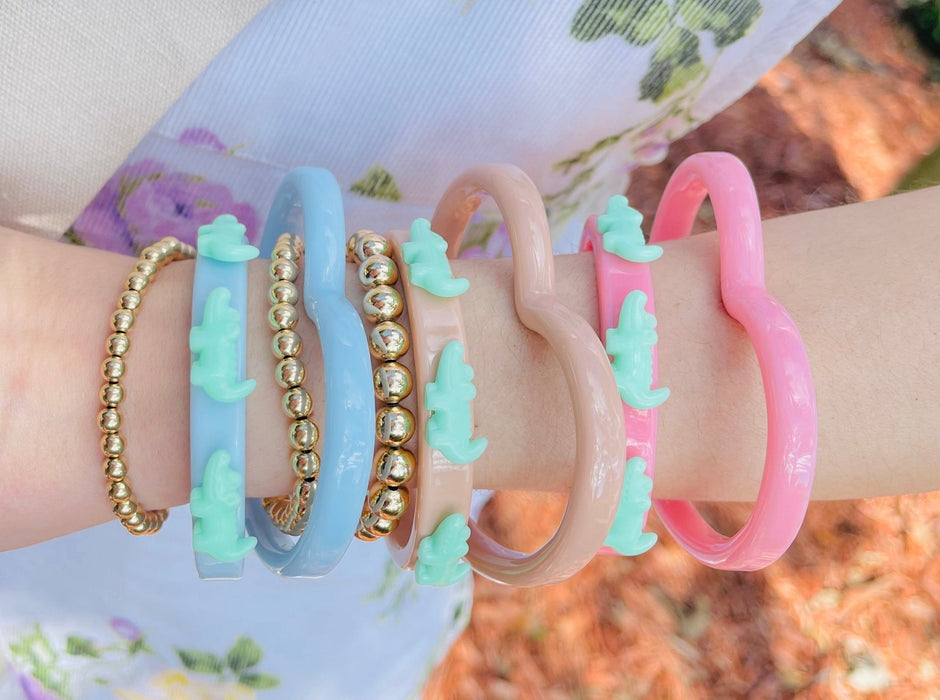 Gator Thin Cuff Bracelet