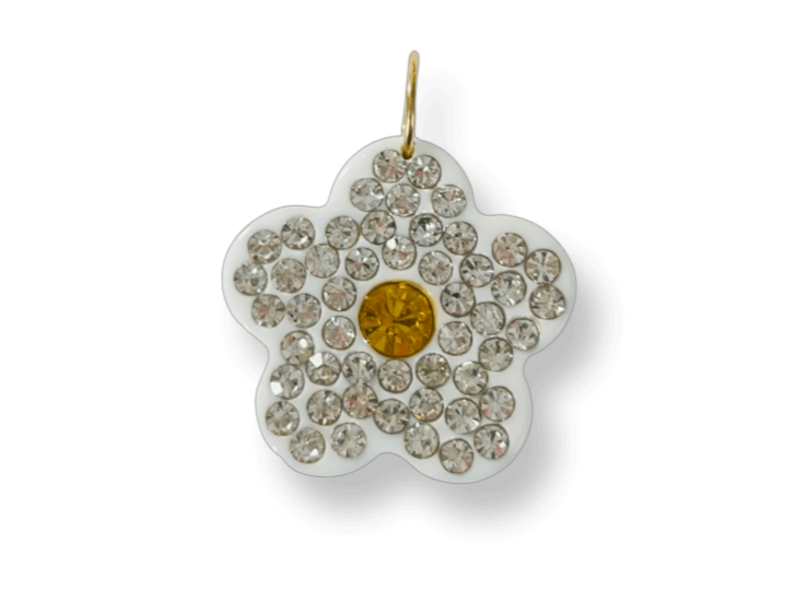 Crystal Daisy Flower Pendant