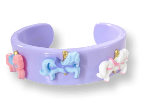 Carousel Horse Wide Cuff