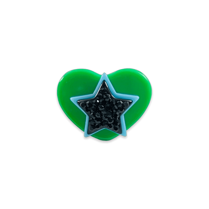 Stacked Star Heart Ring