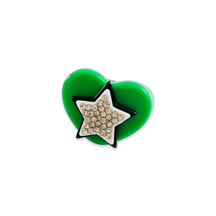 Stacked Star Heart Ring