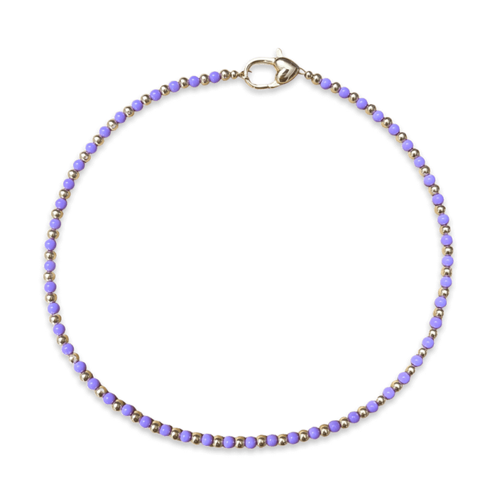 Beaded Gold and Color Necklace