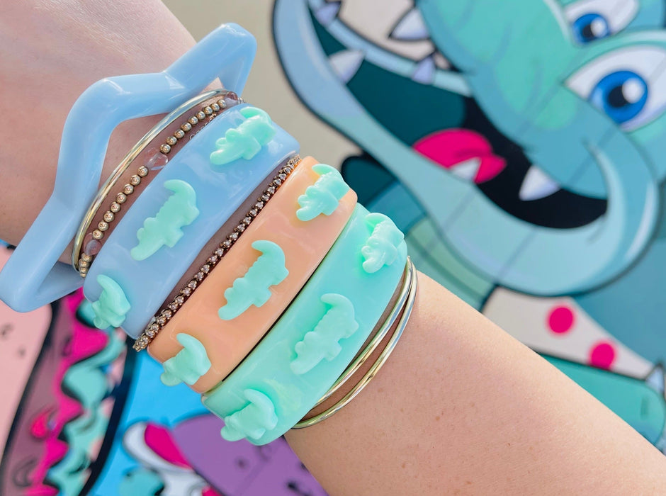Gator Wide Cuff Bracelet