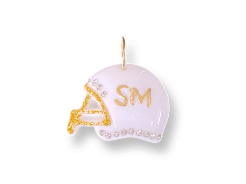Crystal Helmet Pendant