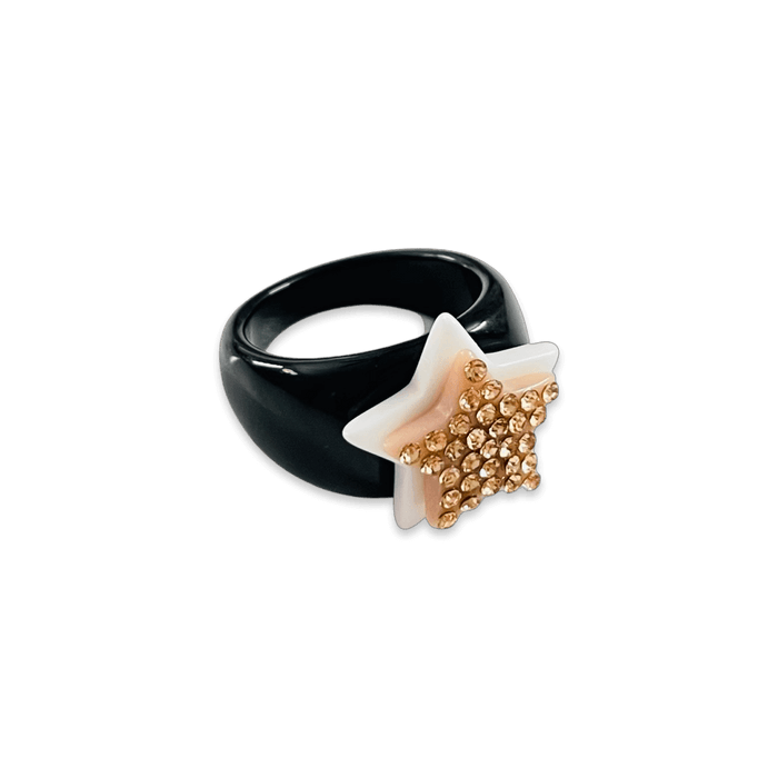 Stacked Star Classic Ring