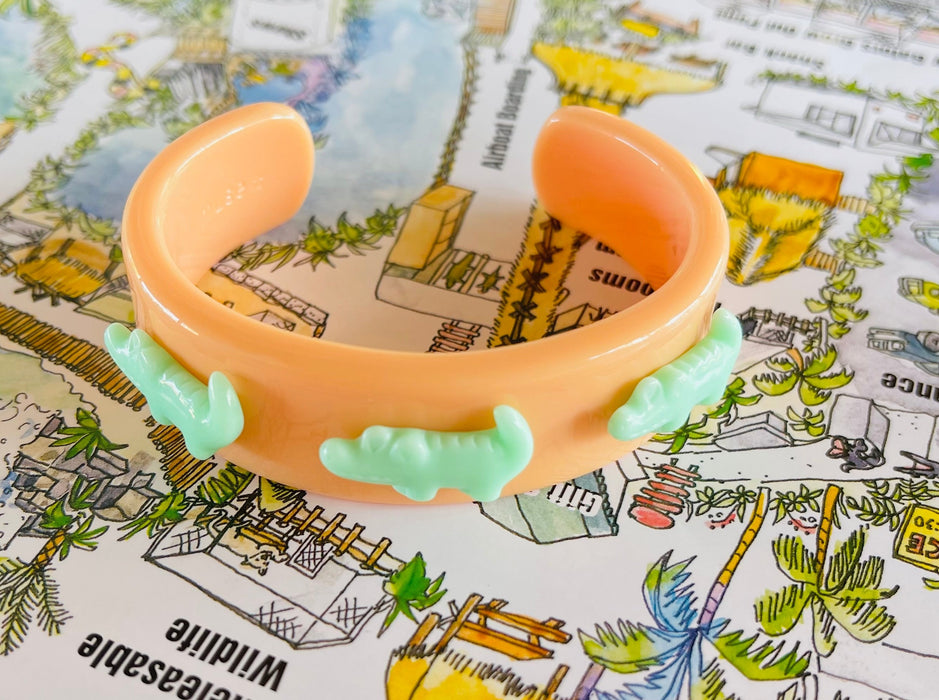 Gator Wide Cuff Bracelet