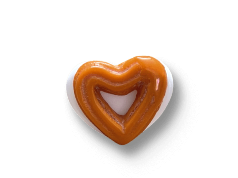 Plain Churro Heart Ring