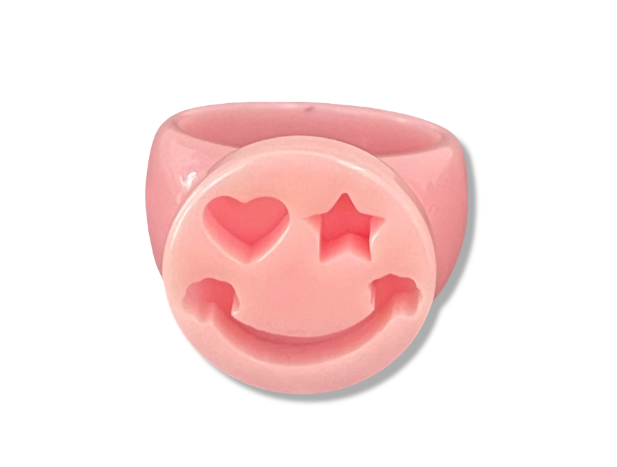 Smiley Face Classic Ring