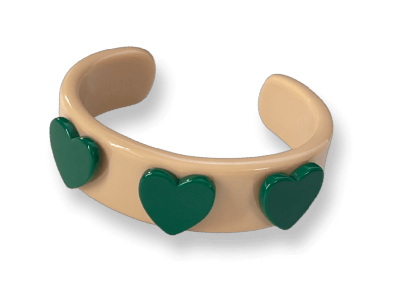 Classic Heart Wide Cuff
