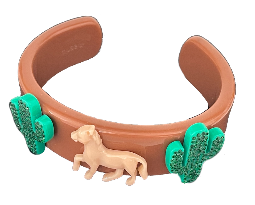 The Treats Trail Warm Brownie Wide Cuff