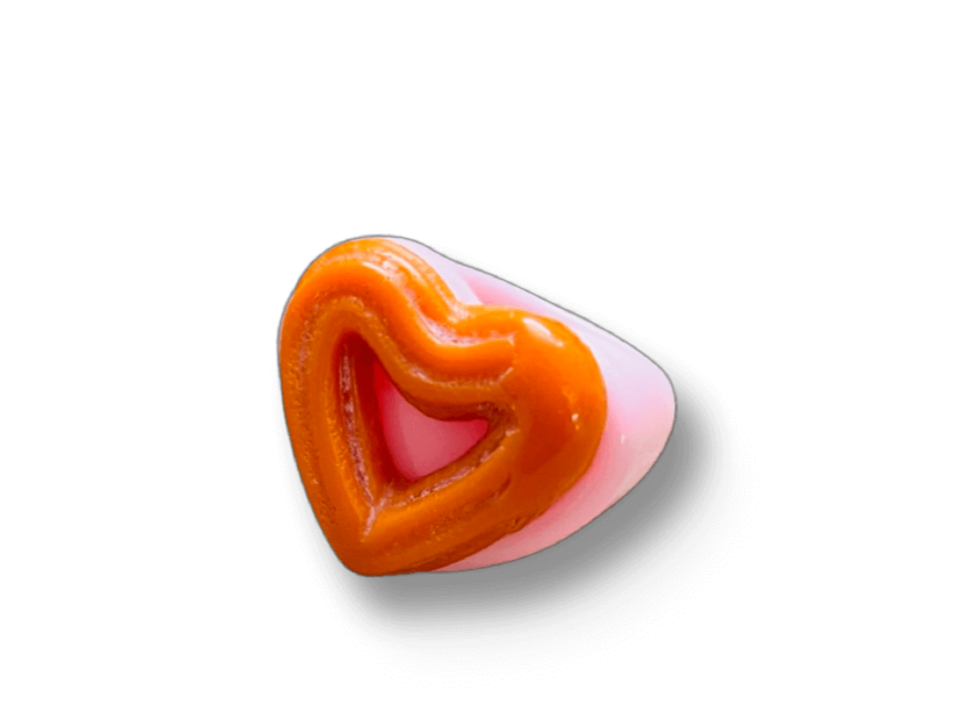 Plain Churro Heart Ring