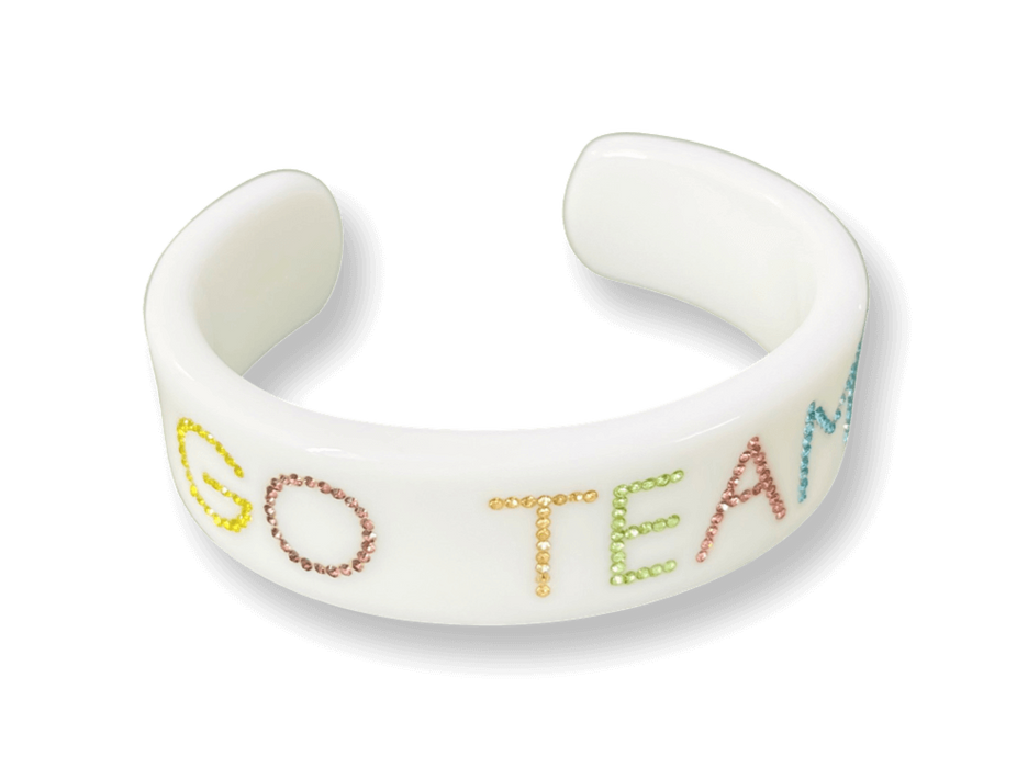 Go Team Wide Cuff Bracelet